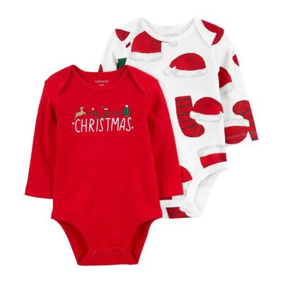 Carters Bebek 2'li Uzun Kollu Body Set 1N992610 - 1