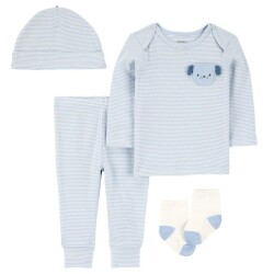 Carters Layette Erkek Bebek Alt Üst Set 1S940910 Mavi