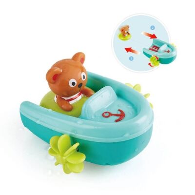 Çek-Bırak Tekne ve Ayıcık - Banyo Oyuncağı - 1