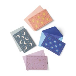 Celestıal Notecards Set Of 16 Assorted - 2