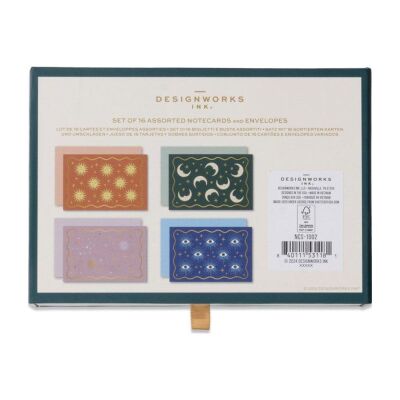 Celestıal Notecards Set Of 16 Assorted - 4