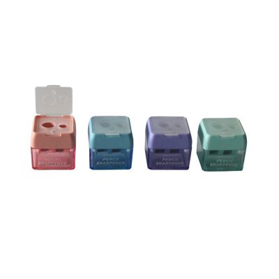 Çift Hazneli Kalemtıraş DMS 807 Pastel Ton - 1