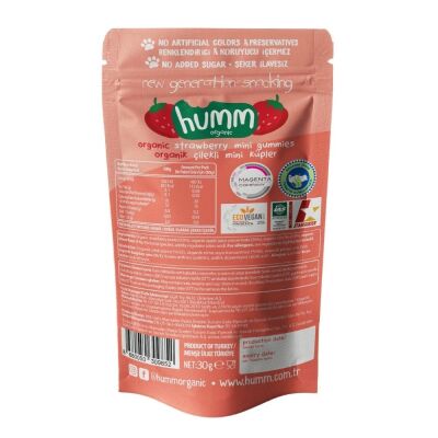 Çilekli Mini Küpler 30 gr - 2