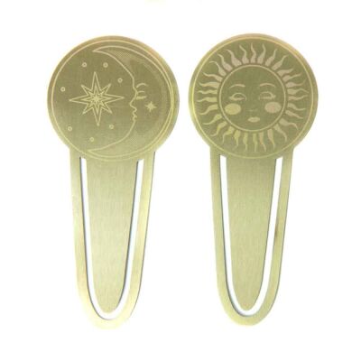 Design Works Ink 2'Li Metal Kitap Ayracı Brass Page Tabs Celestial - 2