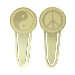 Designworks Ink 2Li Metal Kitap Ayracı Peace+ YinYang - 2