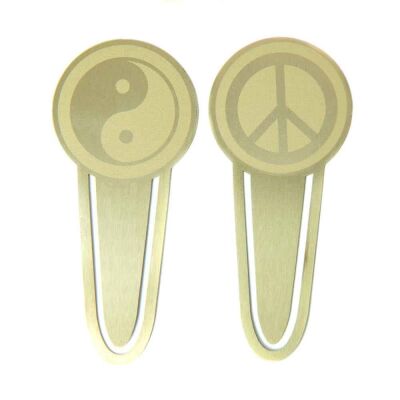 Designworks Ink 2Li Metal Kitap Ayracı Peace+ YinYang - 2