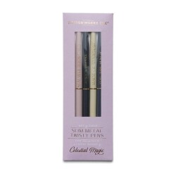 Designworks Ink 4lü Tükenmez Kalem Seti Twisty Slim Metal Pens Celestial Magic - Designworks Ink