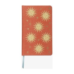 Designworks Ink Celestial Bookcloth Defter Terracotta Sun - Designworks Ink