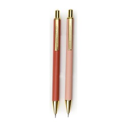 Designworks Ink İkili Mekanik Kurşun Kalem 0.7 MM Rosewood + Blush - 2