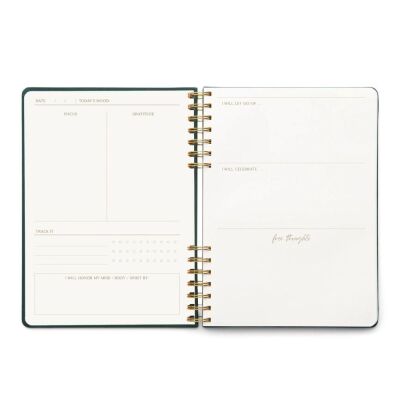 Designworks Ink Jumbo Boy Ayraçlı Spiralli Defter Live Well 26X20,5 Cm. - 3