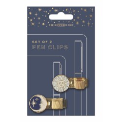 Designworks Ink Kitap İçin Kalem Klipsi 2Li Celestial - 2