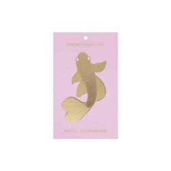 Designworks Ink Metal Bookmark Koi Fish Metal Kitap Ayracı 14 Cm. - Designworks Ink