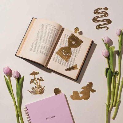 Designworks Ink Metal Bookmark Mushroom Metal Kitap Ayracı 14 Cm. - 4