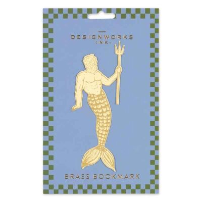 Designworks Ink Metal Bookmark Poiseidon - Metal Kitap Ayracı 14 Cm. - 1