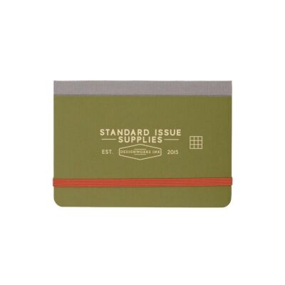 Designworks Ink Standard Issue Cep Defteri 14,80X10,6 Cm Army Green+Chili - 1