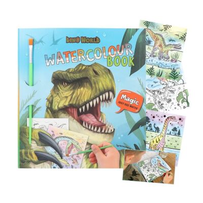 Dino World Sulu Boyama Defteri - 1