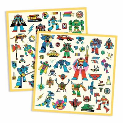 Djeco Çıkartmalar - Robotlar - 2