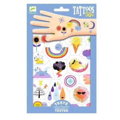 Djeco Dövme Weather Emojis - 1
