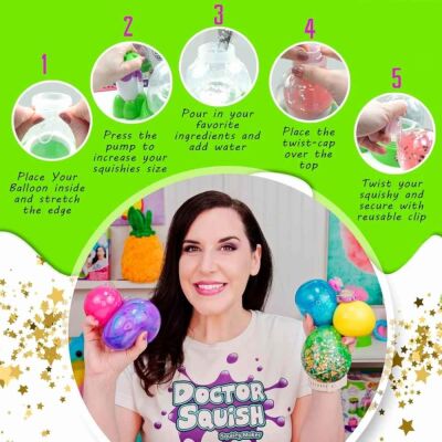 Doctor Squish Squishy Yapma Yedeği Neon - 2