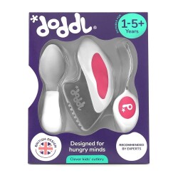 Doddl Çatal Bıçak Kaşık Seti Pembe - 1