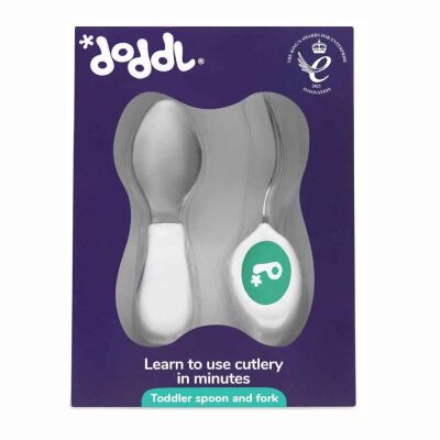Doddl Çatal Kaşık 2'li Aqua - 1