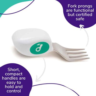 Doddl Çatal Kaşık 2'li Aqua - 5