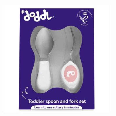 Doddl Çatal Kaşık 2li Set Dusky Rose - 1