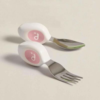 Doddl Çatal Kaşık 2li Set Dusky Rose - 2