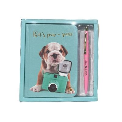 Dolphin Studio Pets Defter Jel Kalem Kutulu Set - 1