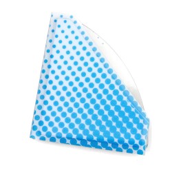 Easymark Blue Dots - Şeffaf Kenar Kitap Ayracı Mavi Noktalar - 2