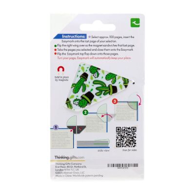 Easymark Cactus - Şeffaf Kenar Kitap Ayracı Kaktüs - 4