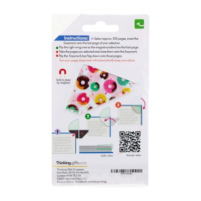 Easymark Doughnut - Şeffaf Kenar Kitap Ayracı Donut - 4