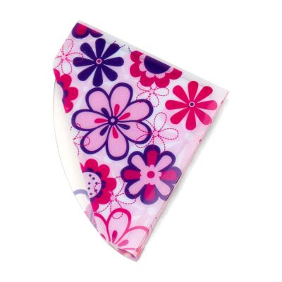 Easymark Pınk Flower - Şeffaf Kenar Kitap Ayracı Pembe Çiçek - 5