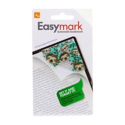 Easymark Sloth - Şeffaf Kenar Kitap Ayracı - Tembel Hayvan - Thinking Gifts