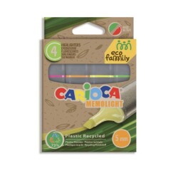 Carioca Eco Fosforlu İşaretleme Kalemi 4'lü 4 Renk - 2