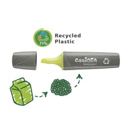 Carioca Eco Fosforlu İşaretleme Kalemi 4'lü 4 Renk - 3