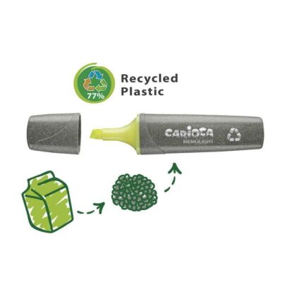 Carioca Eco Fosforlu İşaretleme Kalemi 4'lü 4 Renk - 3