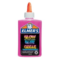 Elmers Karanlıkta Parlayan Yapıştırıcı Pembe - Elmers