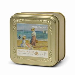 Empresyonistler Metal Teneke Mum 99 Gr. Renoir Figures On The Beach - Paddywax