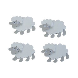 Eva Oynar Gözlü Sticker Ördek Kedi Koyun - Bu Bu