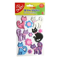 Eva Sticker Kediler - Bu Bu