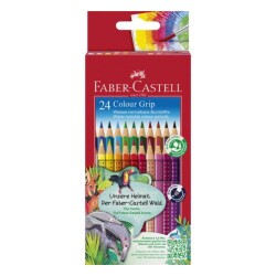 Faber Castell Grip 2001 Kuru Boya Kalemi 12 Renk - Faber Castell