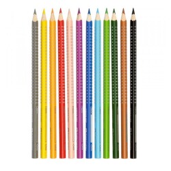Faber Castell Grip 2001 Kuru Boya Kalemi 12 Renk - 2