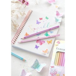 Faber Castell Parlak Pastel Renkli Boya Kalemi 12li - 3