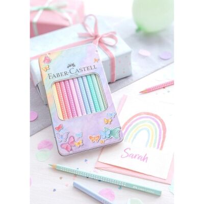 Faber Castell Parlak Pastel Renkli Boya Kalemi 12li - 4