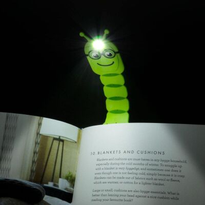 Flexilight Pals Bookwarm Green - Arkadaşlar Esnek Okuma Lambası Kitapkurdu Yeşil - 2