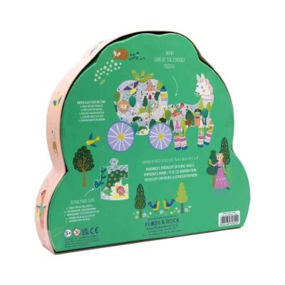 Floss & Rock 80 Parça Bal Kabağı Arabası Şekilli Yapboz Fairy Tale New - 4