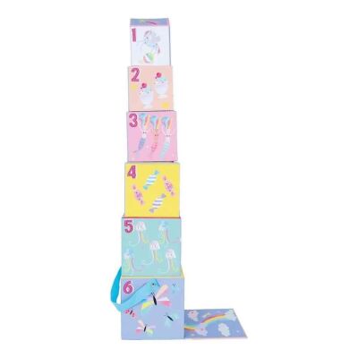 Floss & Rock Ahşap Figürlü Küpler/Fantasy New - 3