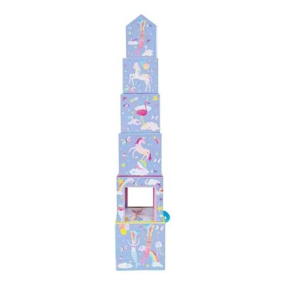 Floss & Rock Ahşap Figürlü Küpler/Fantasy New - 4