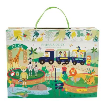 Floss & Rock Ahşap Figürlü Oyun Kutuları / Jungle - 2